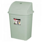 PLANET Szemetes kuka billenő fedéllel műanyag 9 literes szürke UP116 - suplix