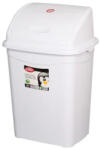PLANET Szemetes kuka billenő fedéllel műanyag 4 literes fehér UP113 (46988)
