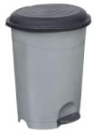 PLANET Szemetes kuka pedálos műanyag 12 literes szürke UP126 (42574)