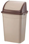 PLANET Szemeteskuka billenő fedéllel műanyag 4 literes barna UP114 (62181)