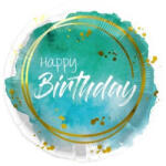 Folat Szülinapi lufi 18" 45cm Happy Birthday, Lajhár (LUFI727828)