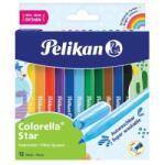 Pelikan Colorella Star C302-es filctoll 12 színnel kimosható Pelikán (00822305)