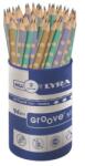 LYRA Grafitceruza HB háromszög metál színű test Lyra Groove Slim vékony (1763962)
