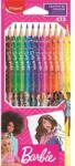 Maped Színes ceruza készlet háromszögletű Maped Barbie 12 különböző színnel (862207)