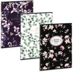 Ars Una A/4 extra kapcsos füzet Botanicals Flowers sima (53803382)
