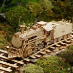 Rokr Gőzmozdony - 3D Fa Puzzle