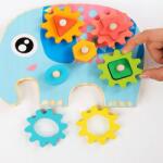 Creativ Blocks Elefántos fa kirakó - fejlesztő játék gyerekeknek