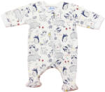 Asti Hosszú ujjú baba rugdalózó Mosómedve mintával (00042901056)