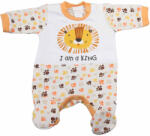 Asti Hosszú ujjú baba rugdalózó Oroszlán mintával - kiskincsek