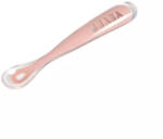Béaba Ergonomikus Szilikon Hosszú Kiskanál - Sötét rózsaszín (913464)