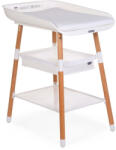 Childhome Evolux Pelenkázóasztal - Fa/Fehér (CHTEVONW)