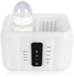 Lionelo Incalzitor biberoane, Lionelo, ThermUp Duo, 6 moduri de operare pentru 2 biberoane simultan, fara BPA, Alb Incalzitor biberon
