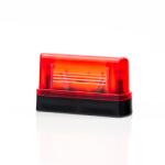 Fristom Lampa pentru numar inmatriculare si pozitie, alb cu rosu, 8.3 x 5cm, 12 24V, cu baza mare (FT-022/1/A)