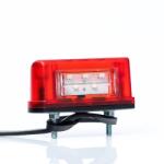 Fristom Lampa LED pentru numar inmatriculare si pozitie, alb cu rosu, 8.3 x 5cm (FT-016/1/A LED)