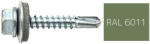 Koelner - Rawlplug Hatlapfejű önfúró lemezcsavar 4, 8x19mm festett RAL6011 DIN7504K - bakonykotoelem - 14 Ft