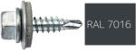 Koelner - Rawlplug Hatlapfejű önfúró lemezcsavar 4, 8x19mm festett RAL7016 DIN7504K - bakonykotoelem - 13 Ft