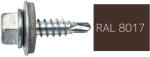 Koelner - Rawlplug Hatlapfejű önfúró lemezcsavar 4, 8x19mm festett RAL8017 DIN7504K - bakonykotoelem - 15 Ft