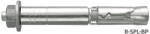 Koelner - Rawlplug Nagyteljesítményű mechanikus dübel nehéz tőcsavarral és anyával R-SPL 12x160mm horganyzott CE-ETA