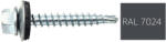 Koelner - Rawlplug Hatlapfejű önfúró lemezcsavar 4, 8x35mm festett RAL7024 DIN7504K