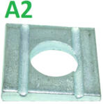 Koelner - Rawlplug U-alátét M16 rozsdamentes DIN434 A2