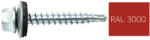 Koelner - Rawlplug Hatlapfejű önfúró lemezcsavar 4, 8x35mm festett RAL3000 DIN7504K