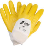 Koelner - Rawlplug Pamutkesztyű 10-es méret sárga nitril bevonattal