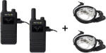 Retevis Transceiver Retevis B63s PMR16 + 2x Cască G-hook C9250a Transparentă (78543-VS) Statii radio