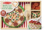 Spin Master Jucarie creativa Spinmaster Set de joaca din lemn Melissa & Doug - Petrecere cu pizza (6074863)