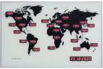 NeXtime Ceas NeXtime World Time Digit 55x36 cm (NE-2897)