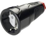 PCE Cuplă pentru ștecher CP PCE 16A neagră, din cauciuc (PCEETI2510SR)