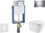 Geberit Kombifix - Előfali szerelőkészlet, Nefia WC és softclose ülőke, Sigma20 vezérlőgomb, króm SANI15CA1141 (SANI15CA1141)