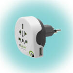 Q2power 1.100210 utazóadapter "World to Switzerland USB (1.100210) - marketworld