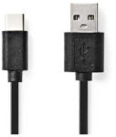 Nedis CCGL60600BK10 USB-C/USB-A kábel (CCGL60600BK10)