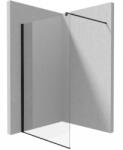 Deante KERRIA PLUS Zuhanyfal, walk-in, nero 140 (KTS N34P)