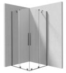 Deante PRIZMA Szögletes Titanium Zuhanykabin 100x100 (KPNDP10P10)