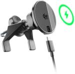 Cellularline Стойка с безжично зареждане Cellularline - Qi2, 25W, MagSafe, черна (15012)