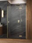 Radaway Essenza 8 Brushed Gold DWJ szálcsiszolt arany zuhanyajtó 90 átlátszó balos
