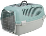 TRIXIE Capri 3 Open Top Transport Box - szállítóbox (40x38x61cm) 12kg, világos szürke/zsálya - katicapet