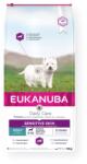 EUKANUBA Daily Care száraz kutyatáp, érzékeny bőrű kutyák számára, minden fajra, halas - 12kg