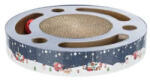 TRIXIE Xmas Scratching Drum with Toys - kaparófa játékkal (karton) macskák részére (Ø33/5.5cm)
