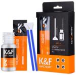 K-f Concept Kamera aps-c érzékelő tisztító szett 16mm 10 db-os + 20 ml tisztító folyadékkal (KF-1616)