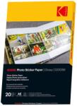 Kodak Fotópapír ragasztható matrica A6 10x15cm fényes 120g 20db