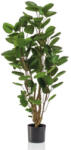 DekorPlaza Élethű Polyscias Műfa 105 Cm - Dús Levélzettel, Cserépben 428305