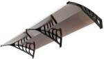 ProCart Copertina fixa policarbonata, protectie UV, 100 x 200 cm, maro
