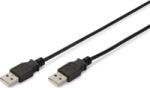ASSMANN Cablu de conectare Assmann USB 2.0 tip A 5m Negru (AK-300101-050-S)