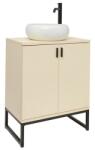 Ceramia Easy Fürdőszobaszekrény mosdóval 60x73x36 cm jázmin matt EASYUMDB11 (EASYUMDB11)