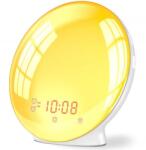 IQTECH SmartLife Wi-Fi ébresztőóra napfelkelte-szimulációval és FM rádióval (IQTA165)