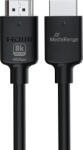 MediaRange Cablu HDMI 2.1 MediaRange 8K negru 2 m (mrcs220)