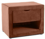 SIGNAL MEBLE ET-001 Velvet Bársony Éjjeliszekrény Antik Rózsaszín