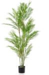 DekorPlaza Élethű Mű Chamaedorea Pálma 180 Cm - Extra Magas Dísznövény Cserépben 424906